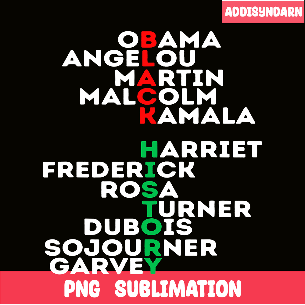 QUE15112327-Black History PNG. Dream Like Leaders PNG, King And Queen PNG.png