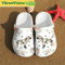 Beagle Pink Flower Dog Crocs - Discover Comfort And Style Clog Shoes With Funny Crocs.jpg