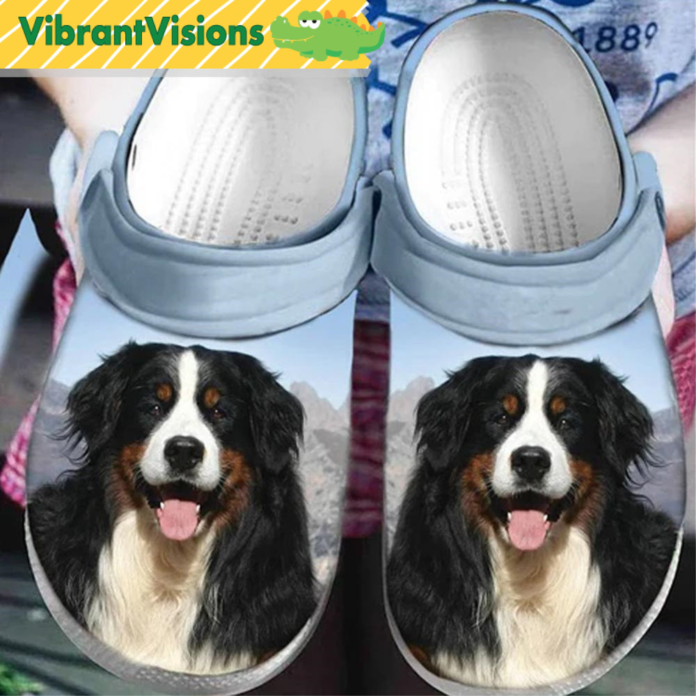 Bernese Mountain Crocs By Funny Crocs - Discover Comfort And Style Clog Shoes With Funny Crocs.jpg