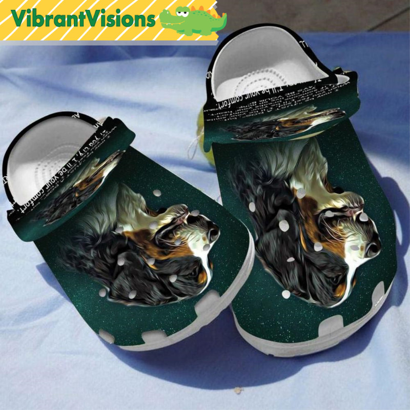 Bernese Mountain Just A Dog Crocs - Discover Comfort And Style Clog Shoes With Funny Crocs.jpg