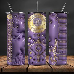 3d cartoon tumbler, cartoon princess, stitch starbucks 20oz tumbler png 14