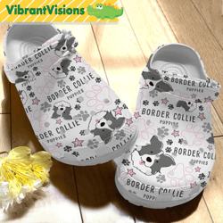 border collie puppies crocs clog shoes