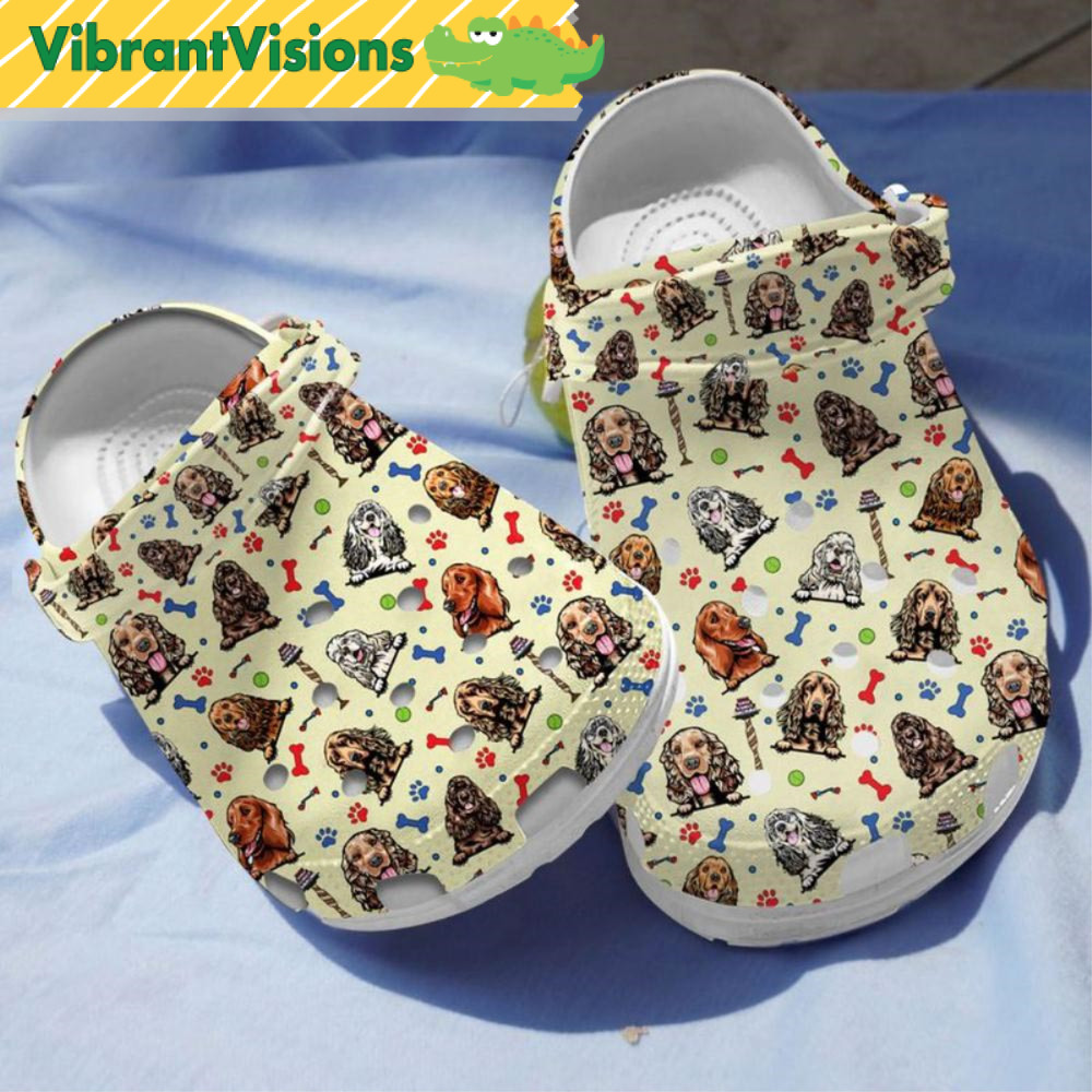 Cocker Spaniel Dog Owner Idea Birthday Crocs - Discover Comfort And Style Clog Shoes With Funny Crocs.jpg