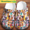 Colorful Dogs Pattern Crocs - Discover Comfort And Style Clog Shoes With Funny Crocs.jpg