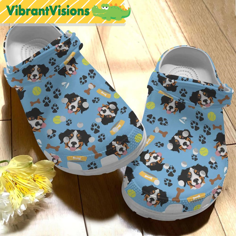 Crocs Bernese Mountain Dog Shoes - Discover Comfort And Style Clog Shoes With Funny Crocs.jpg