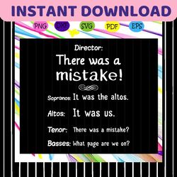 director there was a mistake sopranos it was the altos alto, director svg, gift for director,trending svg for silhouette