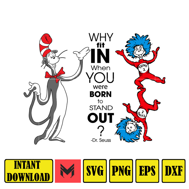 Dr Seuss Svg, Cat In The Hat SVG, Dr Seuss Hat SVG, Green Eggs And Ham Svg, Dr Seuss for Teachers Svg, Cricut, Thing Svg (537).jpg
