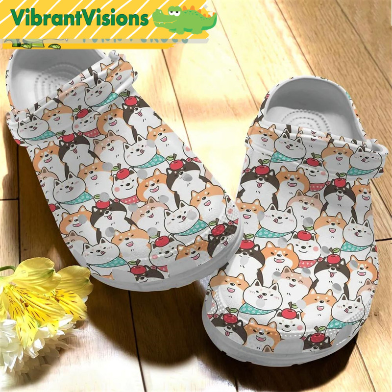 Cute Shiba Inu Dog Gifts Crocs Slippers - Discover Comfort And Style Clog Shoes With Funny Crocs.jpg