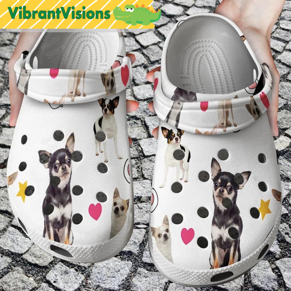 Dog Chihuahua Love Funny Crocs - Discover Comfort And Style Clog Shoes With Funny Crocs.jpg