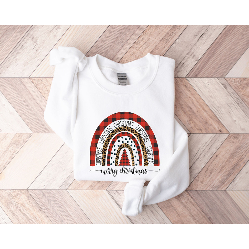 Christmas Rainbow Sweatshirt,Merry Christmas Sweatshirt,Christmas Sweatshirt,buffalo plaid shirt,Leopard Print shirt,Cheetah Print Shirt.jpg