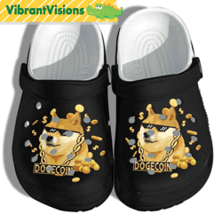 dogecoin for mens and womens dog crocs
