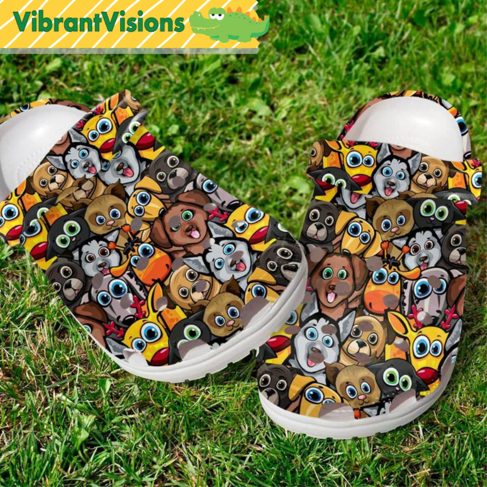 Dogs Collection Cartoon Crocs - Discover Comfort And Style Clog Shoes With Funny Crocs.jpg