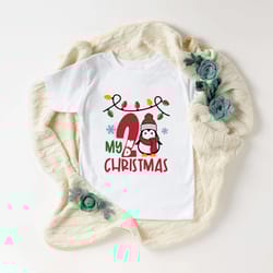 christmas birthday shirt, cute newborn christmas gift, christmas birthday shirts, my 2nd christmas, my 3rd christmas, xm