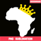QUE301023116-Africa Map Wear Tiara PNG, Queen Africa PNG, Black Pride Melanin PNG.png
