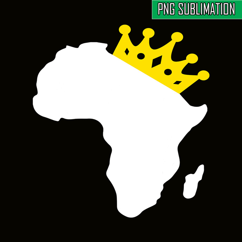 QUE301023116-Africa Map Wear Tiara PNG, Queen Africa PNG, Black Pride Melanin PNG.png