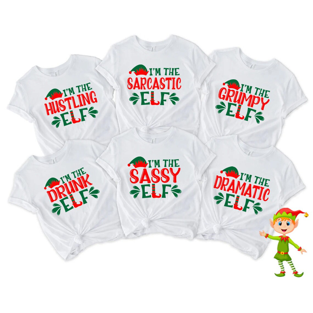 Custom Elf Shirt, Elf Shirt, Christmas Elf Shirt, Christmas Shirt, Christmas Family Shirt, Elf Matching Shirt, Elf Group Shirt, Elf Family.jpg