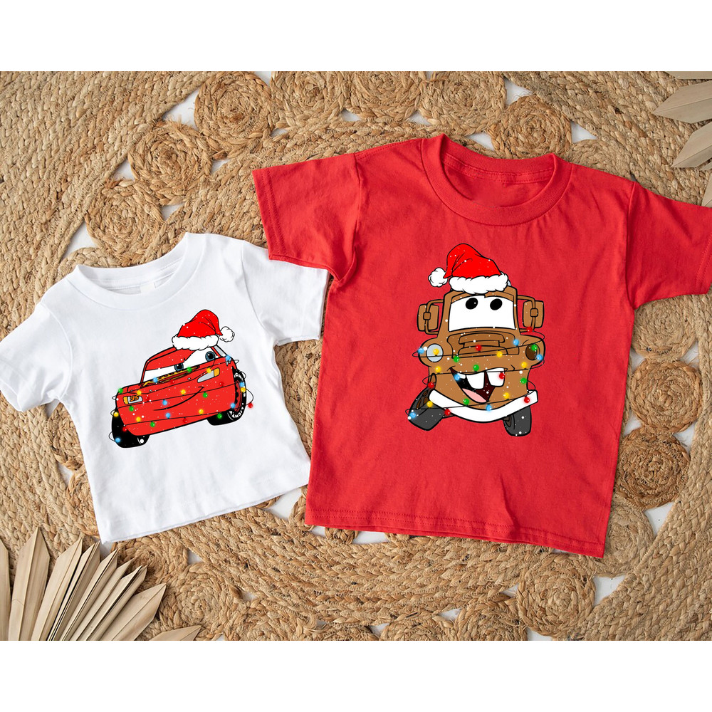 Disney Cars Christmas Shirts, Lightning McQueen Shirt, Tow Mater Christmas Shirt, Merry Christmas Cars Shirt, Cars Movie Christmas Shirt.jpg