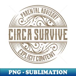 Circa Survive Vintage Ornament - Exclusive Sublimation Digital File - Add a Festive Touch to Every Day