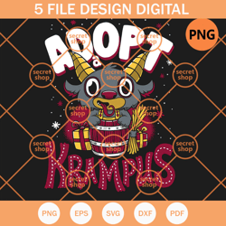 adopt a krampus , christmas light bling bling , merry christmas gifts