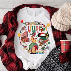 Disney Jollywood Nights Sweatshirt, Hollywood Studios Christmas Shirt, Mickeys Very Merry Christmas Tee, Mickey and Co C