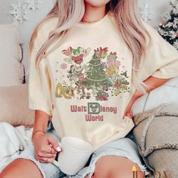 walt disney world christmas shirt, mickey and friends christmas shirt, disney family christmas shirt, vintage disney xma