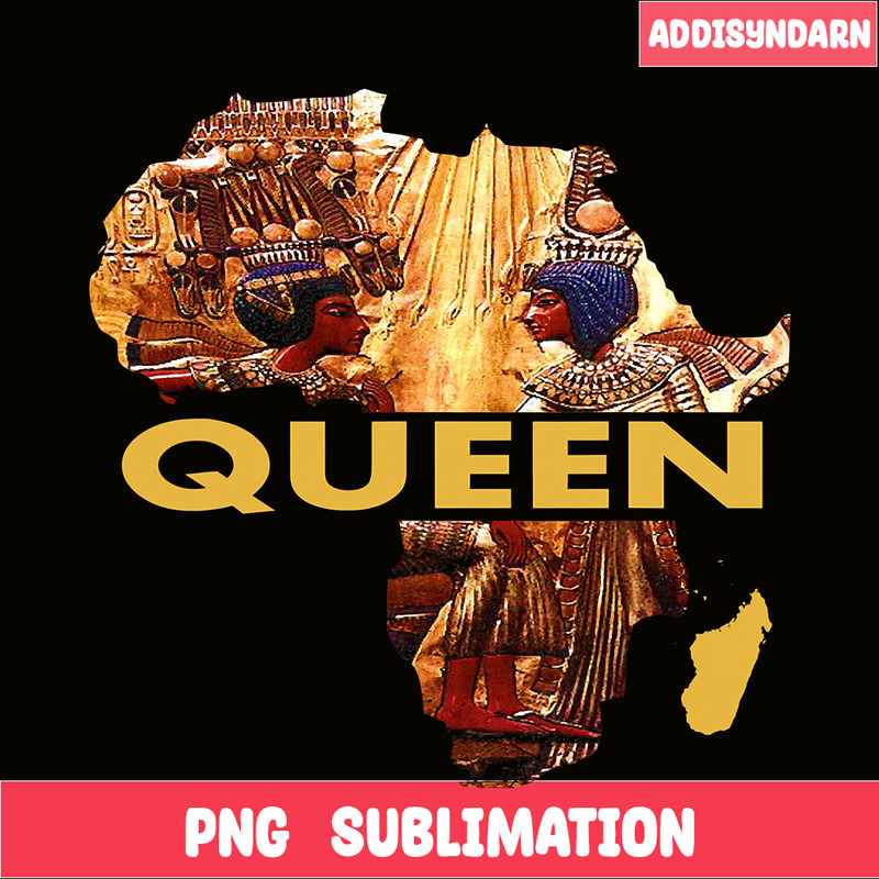 QUE301023126-Queen African PNG, Black Women Africa PNG, Strong Woman PNG.png