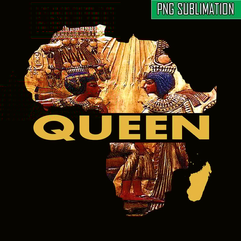 QUE301023126-Queen African PNG, Black Women Africa PNG, Strong Woman PNG.png