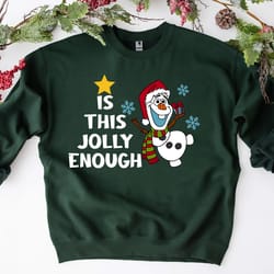 olaf christmas sweatshirt, disney frozen shirt, olaf santa sweatshirt, frozen christmas shirt, disney christmas shirt, i