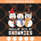 Chillin' With My Snowmies SVG, Three Snowmen In Winter Holiday SVG, Snow Figures Wish You A Merry Christmas SVG - SVG Secret Shop.jpg