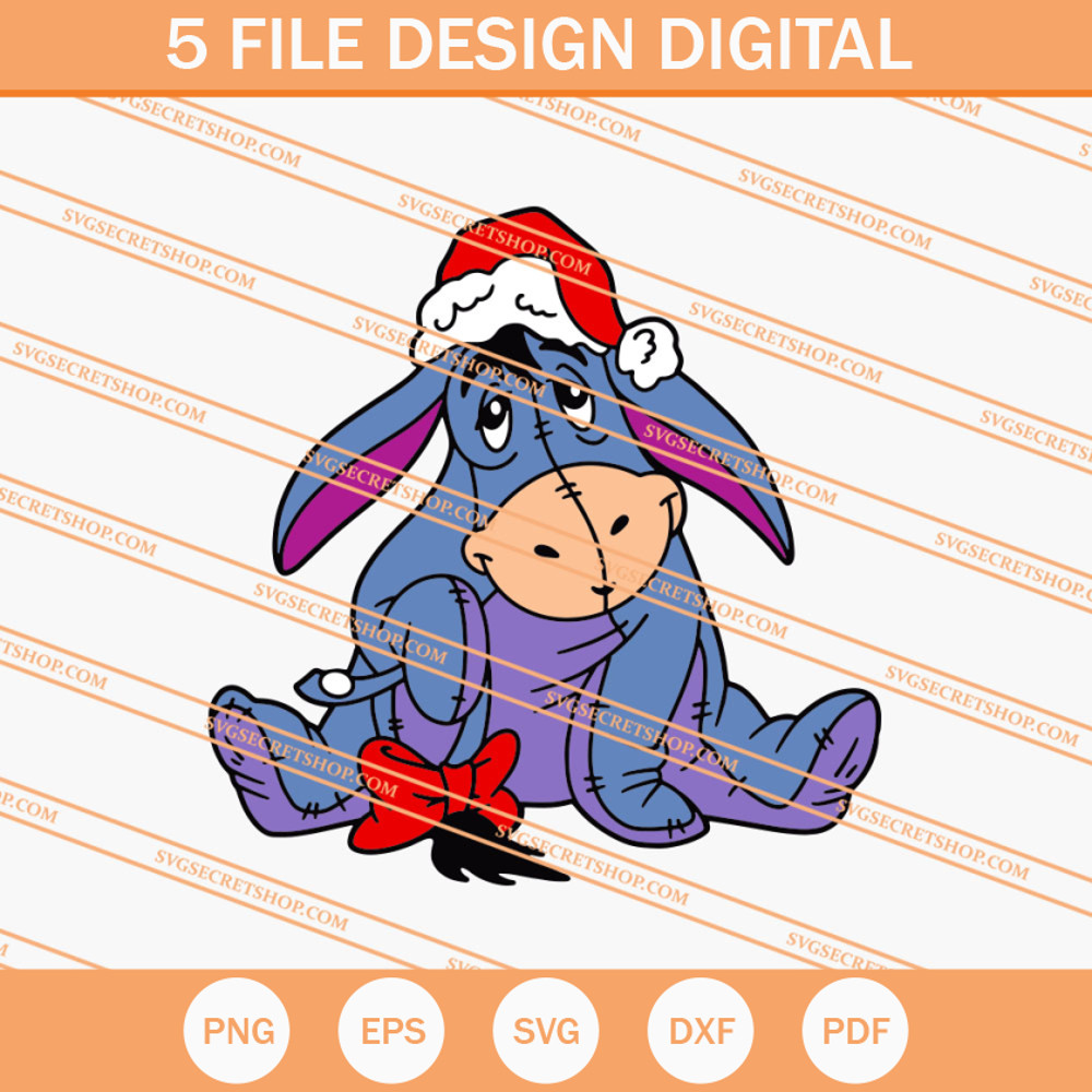 Christmas Burro SVG, Christmas SVG, Burro SVG, Animal SVG - SVG Secret Shop.jpg