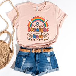 sitraight against hate shirt, pride month shirt, lgbtq shirt, human rights shirt, equality shirt, pronouns shirt, rainbo