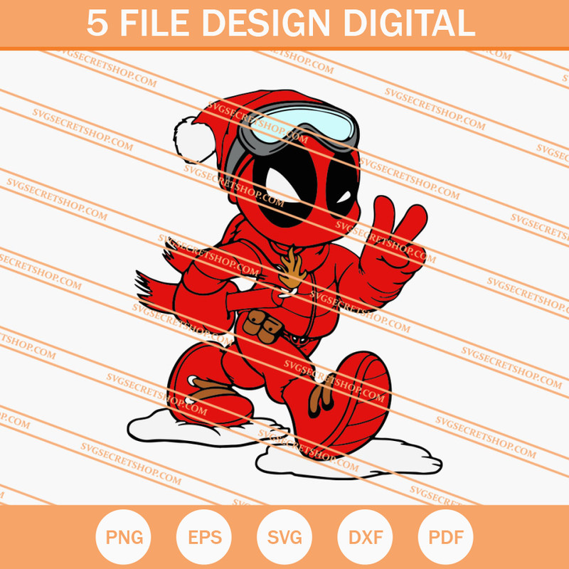 Christmas Deadpool SVG, Deadpool SVG, Christmas SVG - SVG Secret Shop.jpg