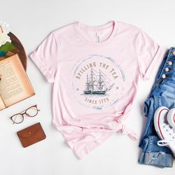 spilling the tea since 1773 shirt, 4th of july shirt, independence day shirt, memorial shirt, patriotic usa gift, gift f