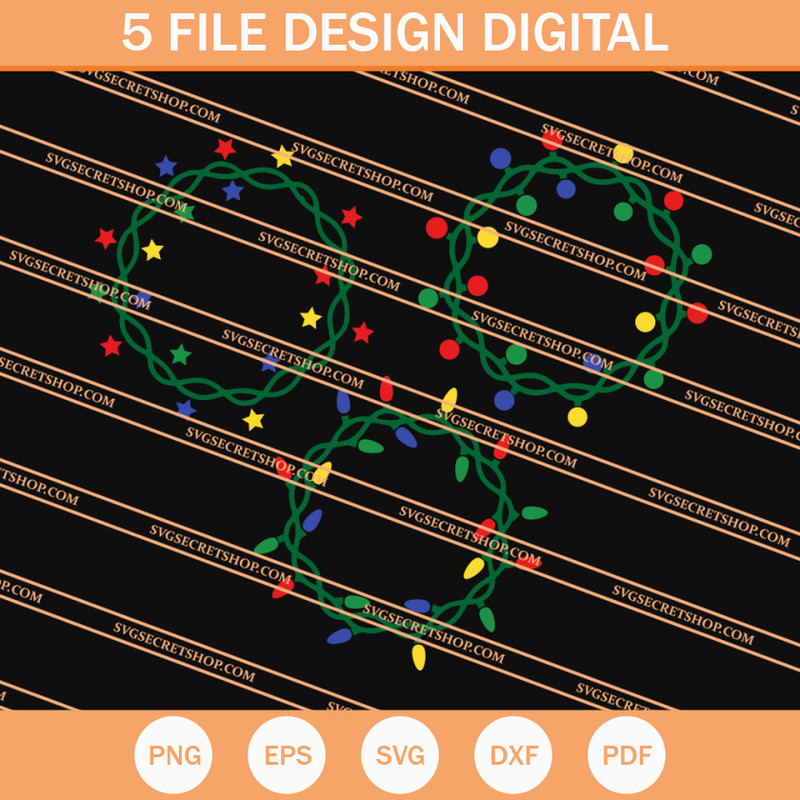 Christmas Lights SVG, Christmas SVG, Merry Christmas SVG - SVG Secret Shop.jpg