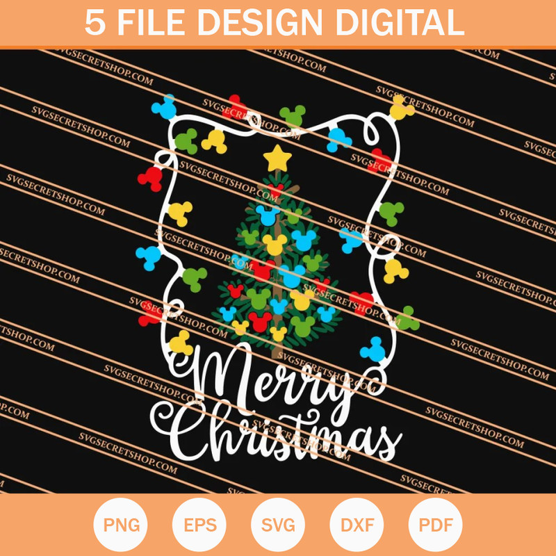 Christmas Mickey Tree SVG, Mickey Tree SVG, Christmas SVG - SVG Secret Shop.jpg