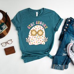 stay spooky shirt, retro halloween comfort colors shirt, spooky season t-shirt, vintage halloween shirt, witch shirt for