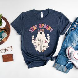 stay spooky shirt, retro halloween comfort colors shirt, spooky season t-shirt, vintage halloween shirt, witch shirt for