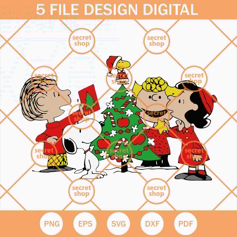 Christmas Peanuts SVG, Christmas SVG, Peanuts SVG, Charlie Brown SVG - SVG Secret Shop.jpg