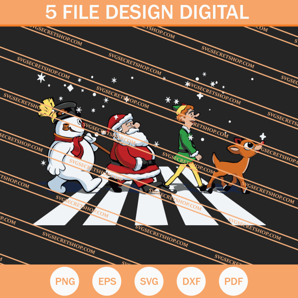 Christmas Road SVG, Christmas SVG, Snowman SVG - SVG Secret Shop.jpg