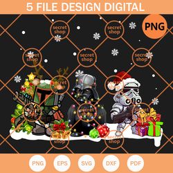 christmas star wars , christmas gifts ornament , xmas snow flakes