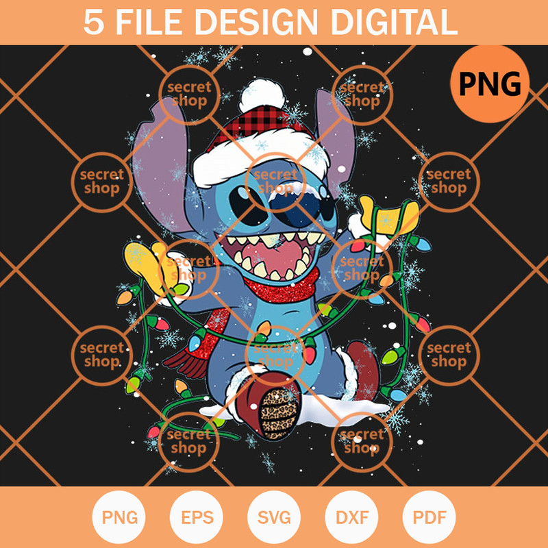 Christmas Stitch PNG, Stitch Laughing PNG, Stitch Love Christmas PNG - SVG Secret Shop.jpg