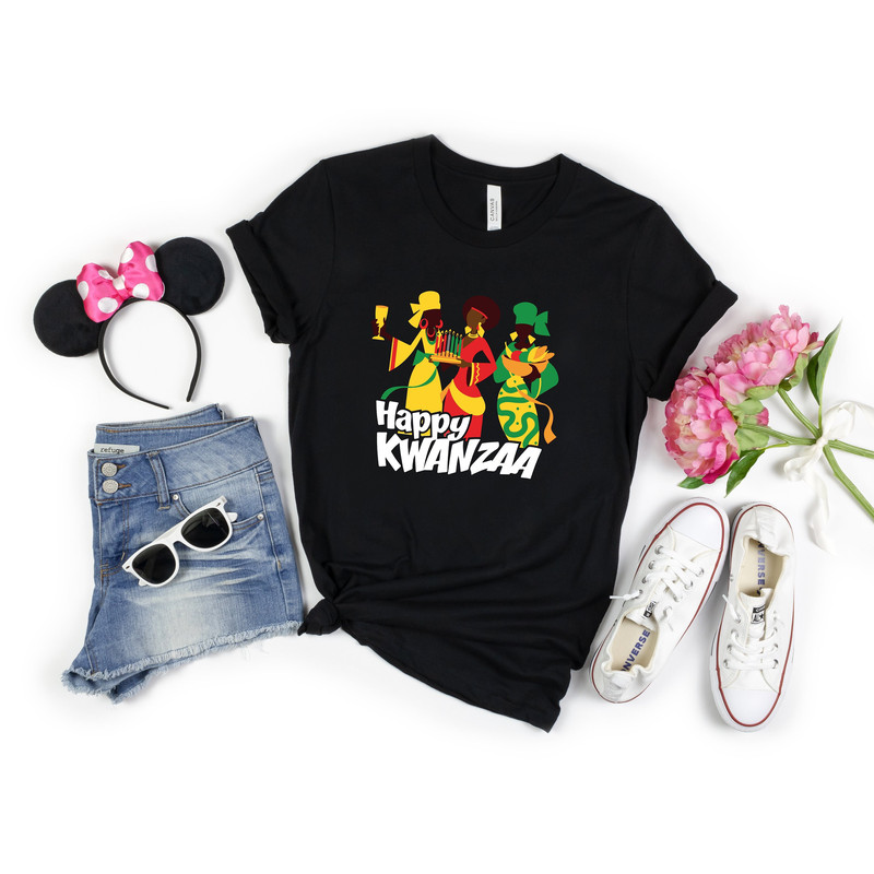 Women's Kwanzaa Shirt, Happy Kwanzaa Shirt, Kwanzaa Celebration Shirt, Kwanzaa Gift, African Culture Holiday Shirt, Kwanzaa Outfit For Girls.jpg