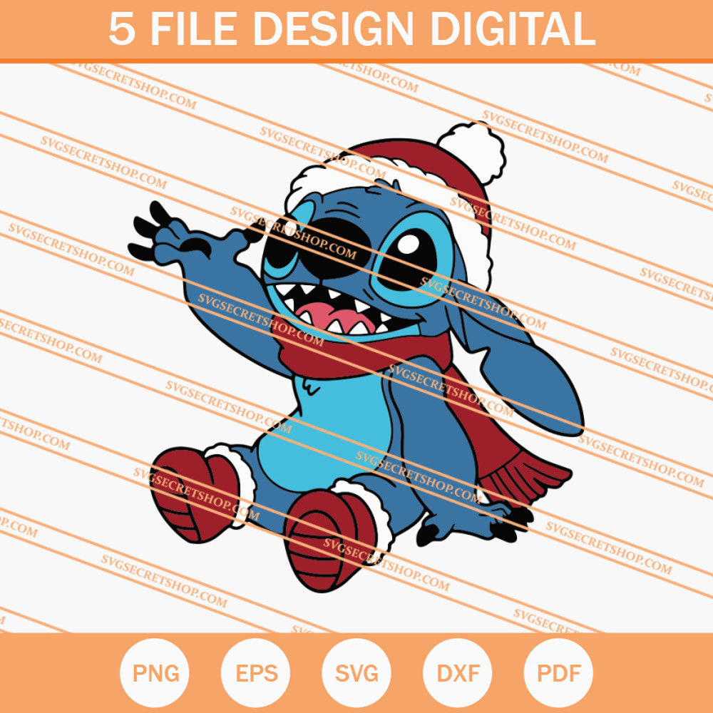Christmas Stitch SVG, Stitch SVG, Christmas SVG, Disney SVG - SVG Secret Shop.jpg