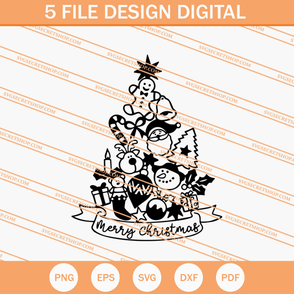 Christmas Tree SVG, Christmas SVG, Merry Christmas SVG - SVG Secret Shop.jpg
