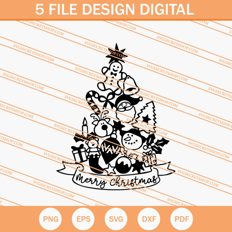 Christmas Tree SVG, Christmas SVG, Merry Christmas SVG - SVG Secret Shop.jpg