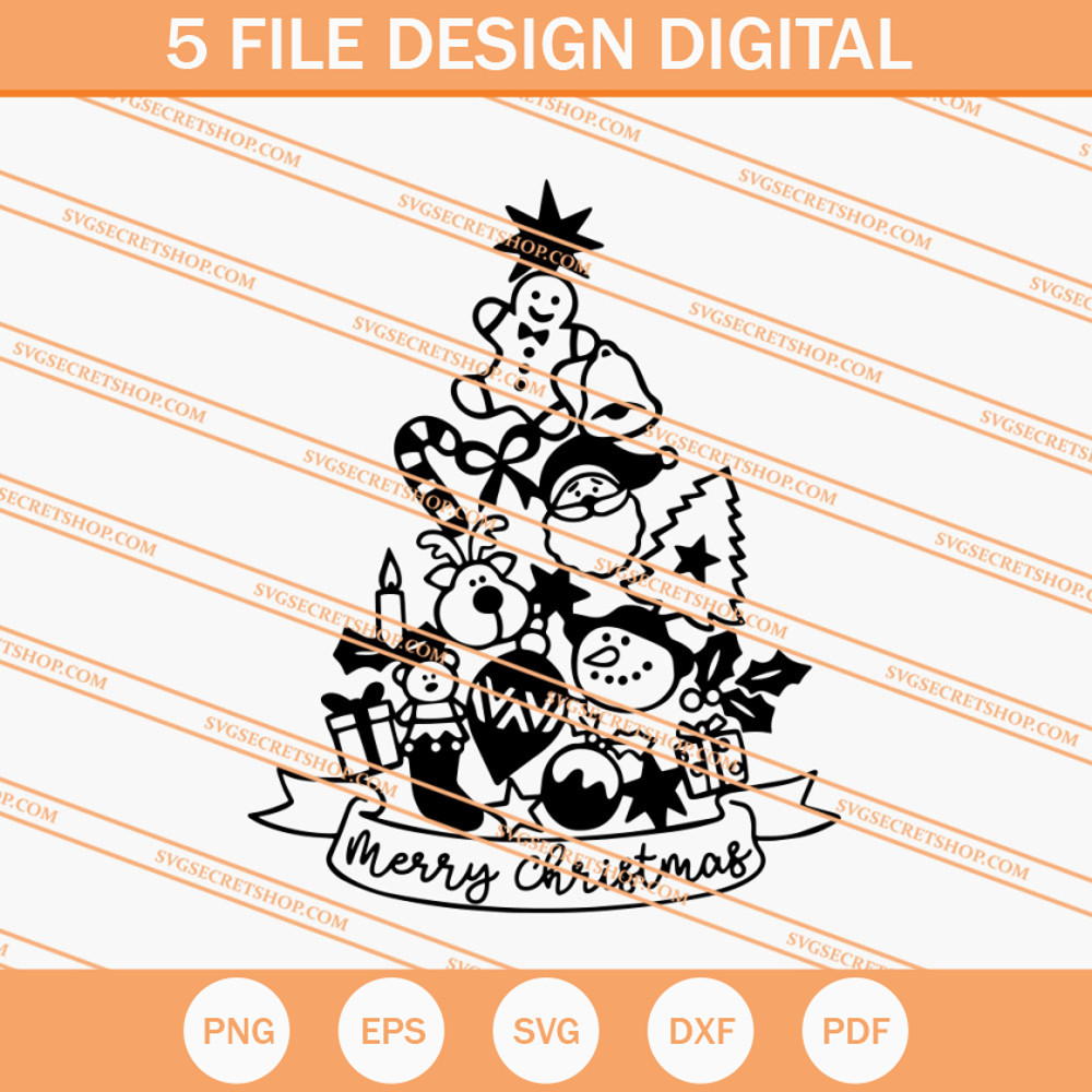 Christmas Tree SVG, Christmas SVG, Santa Christmas SVG - SVG Secret Shop.jpg