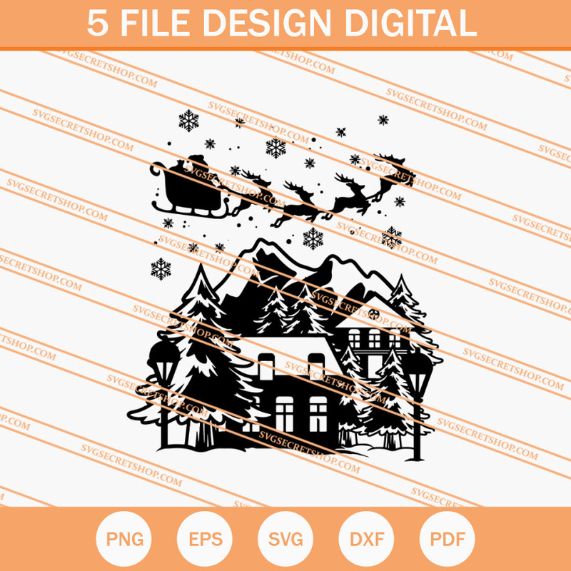 Christmas Village SVG, Christmas SVG, Funny Christmas Village SVG - SVG Secret Shop.jpg