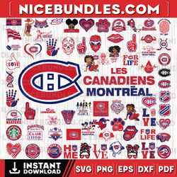 73 files montreal canadiens team bundles svg, montreal canadiens svg, nhl svg, nhl svg, png, dxf, eps, instant download-