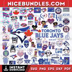 74 files toronto blue jays team bundles svg, toronto blue jays svg, mlb team svg, mlb svg, png, dxf, eps, jpg, instant d