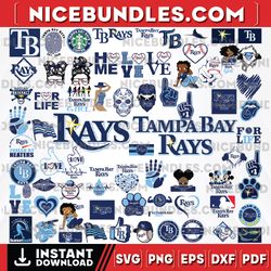 75 files tampa bay rays team bundles svg, tampa bay rays svg, mlb team svg, mlb svg, png, dxf, eps, jpg, instant downloa